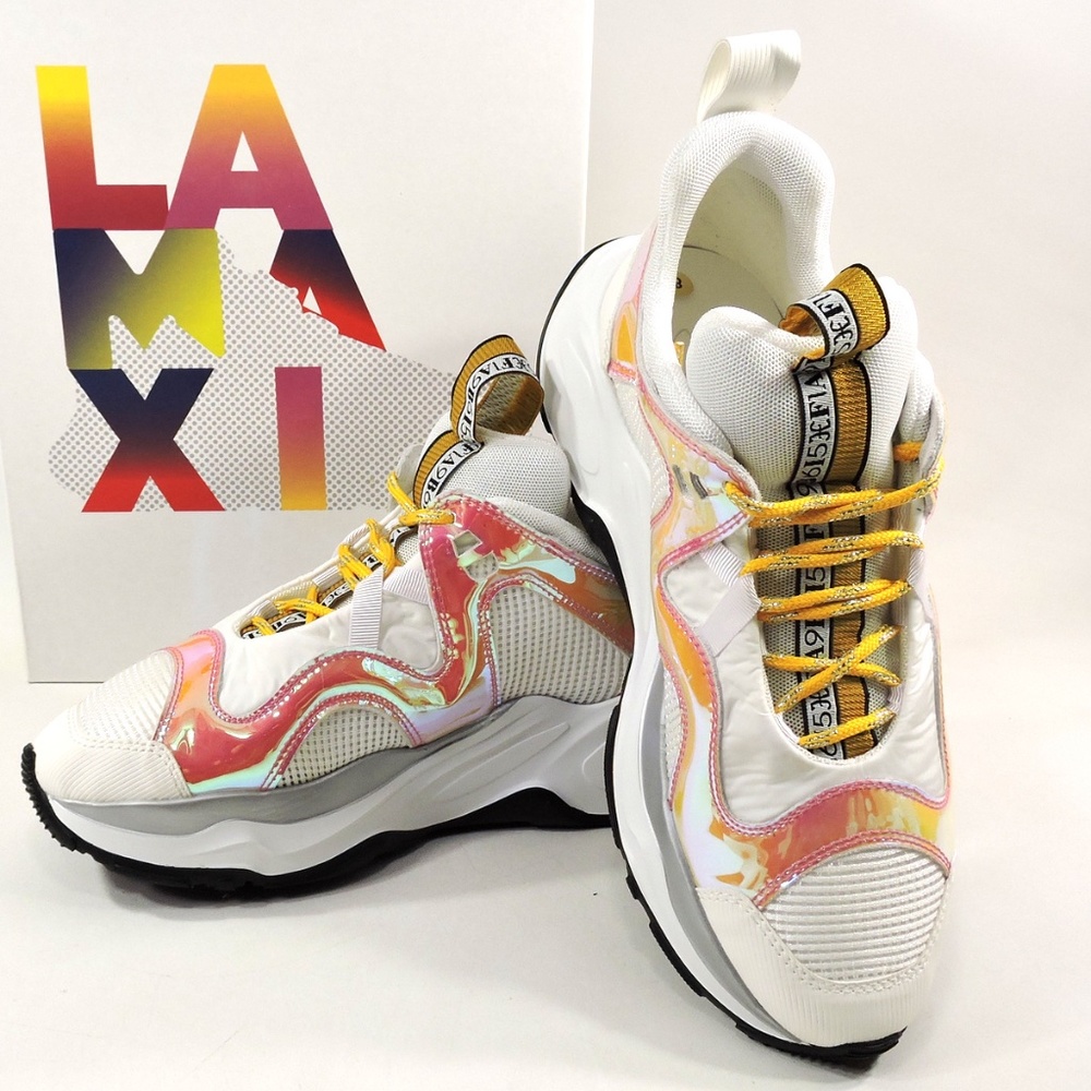 FABI 🇮🇹 Women's Soft Leather Comfort Fashion Sneakers - Picture 9 of 9